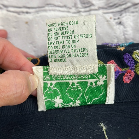 The Quacker Factory Embroidered Floral & Butterfly Jacket — Women’s Size S - Picture 13 of 13